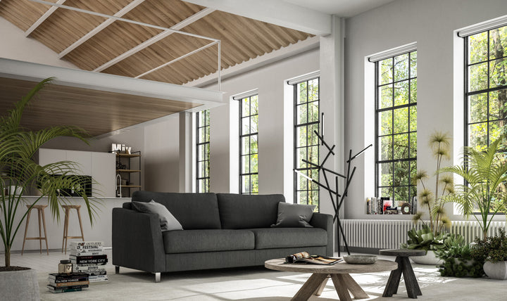 Luonto Monika Fabric Sleeper Sofa with Nest Function-Jennifer Furniture