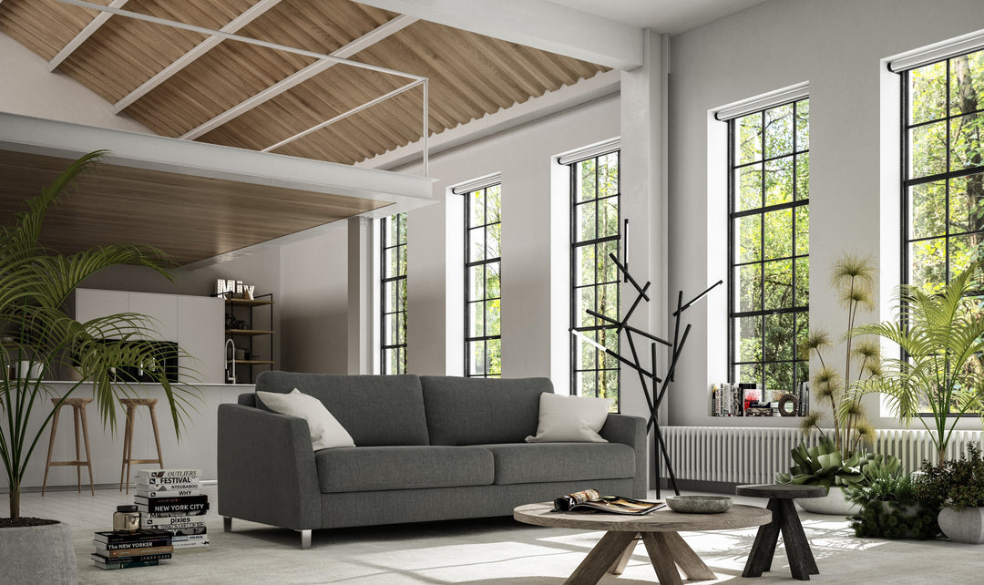 Luonto Monika Fabric Sleeper Sofa with Nest Function-Jennifer Furniture