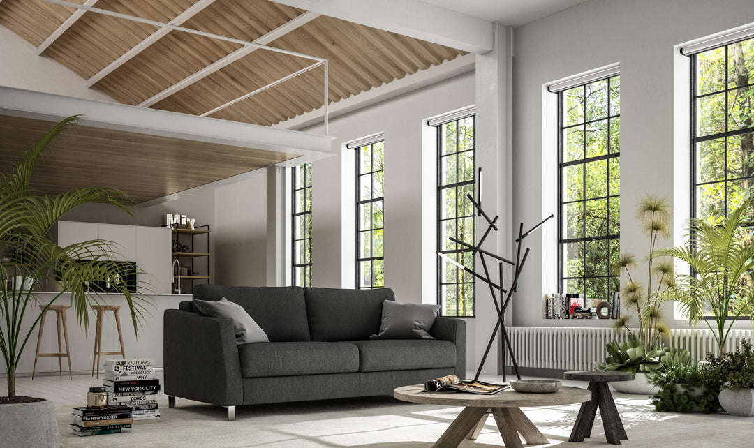 Luonto Monika Fabric Sleeper Sofa with Nest Function-Jennifer Furniture