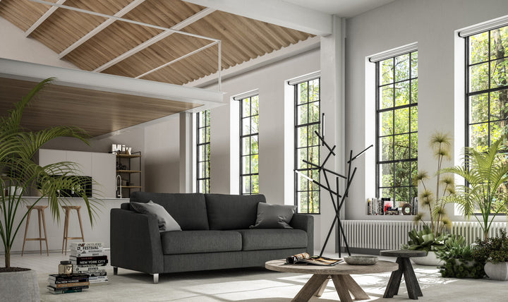 Luonto Monika Fabric Sleeper Sofa with Nest Function-Jennifer Furniture