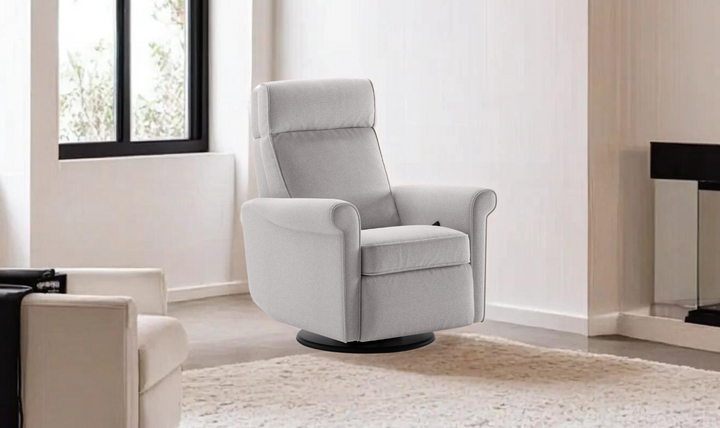 Luonto Rolled Arm Recliner Chair with Adjustable Headrest