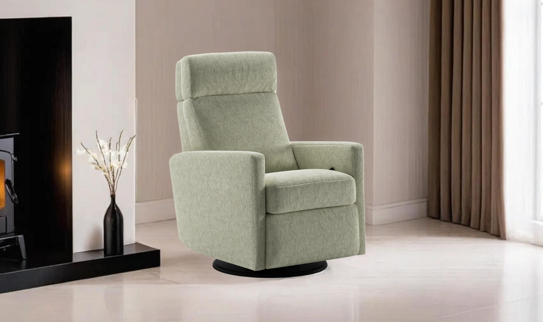 Luonto Track Fabric Recliner Chair with Adjustable Headrest