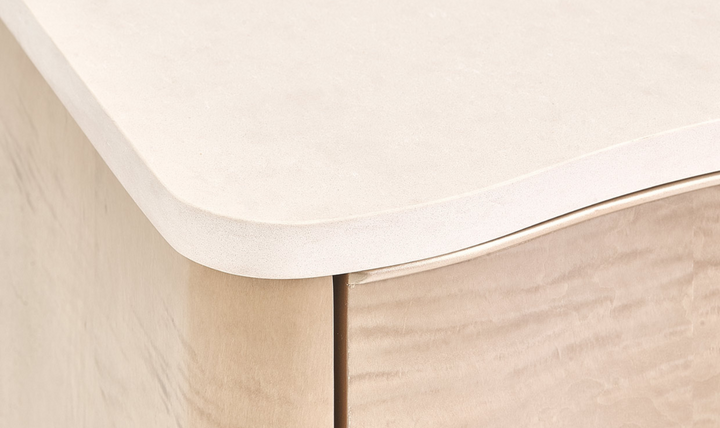 MALIBU CREST - NIGHTSTAND 3 DRAWER - BLUSH