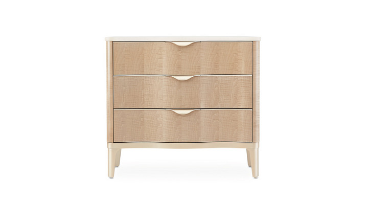 MALIBU CREST - NIGHTSTAND 3 DRAWER - BLUSH