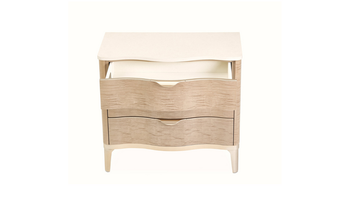 MALIBU CREST - NIGHTSTAND 3 DRAWER - BLUSH