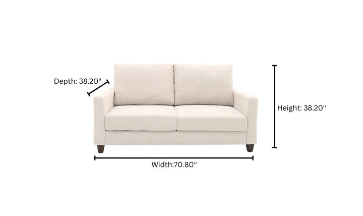 Gio Italia Cuddle Queen Fabric Sleeper Sofa With Cloud Fold Function