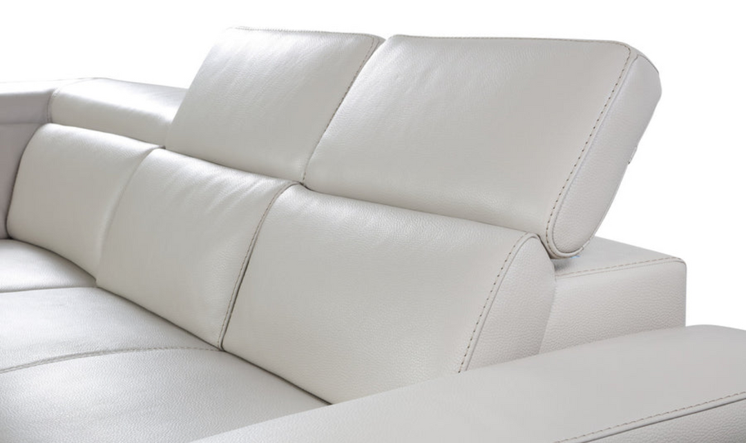 Gio Italia Mercer 3 Seater Sectional Chaise with Adjustable Armrest