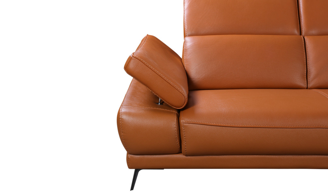 Gio Italia Mercer 3 Seater Sectional Chaise with Adjustable Armrest