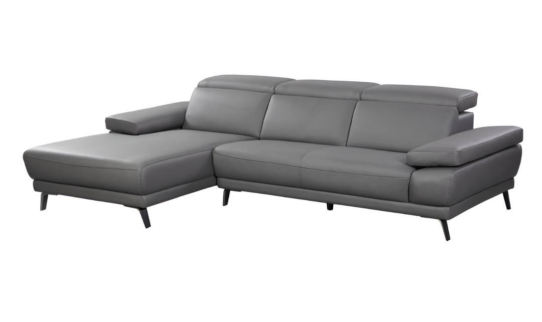 Gio Italia Mercer 3 Seater Sectional Chaise with Adjustable Armrest