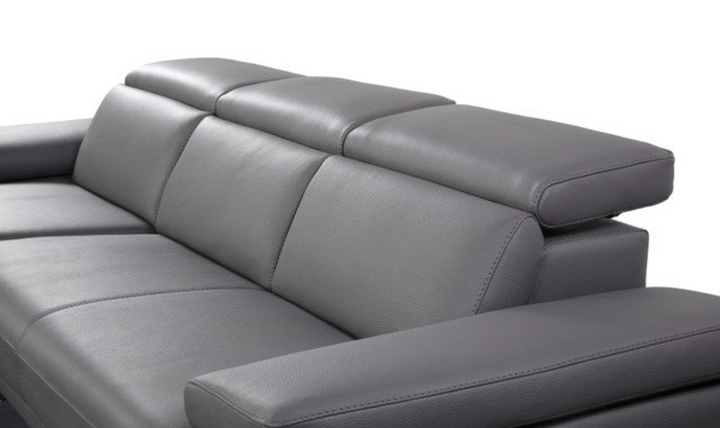 Gio Italia Mercer 3 Seater Sectional Chaise with Adjustable Armrest