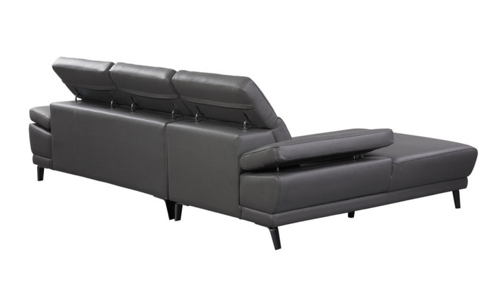 Gio Italia Mercer 3 Seater Sectional Chaise with Adjustable Armrest
