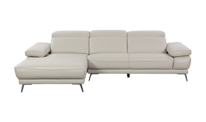 Gio Italia Mercer 3 Seater Sectional Chaise with Adjustable Armrest