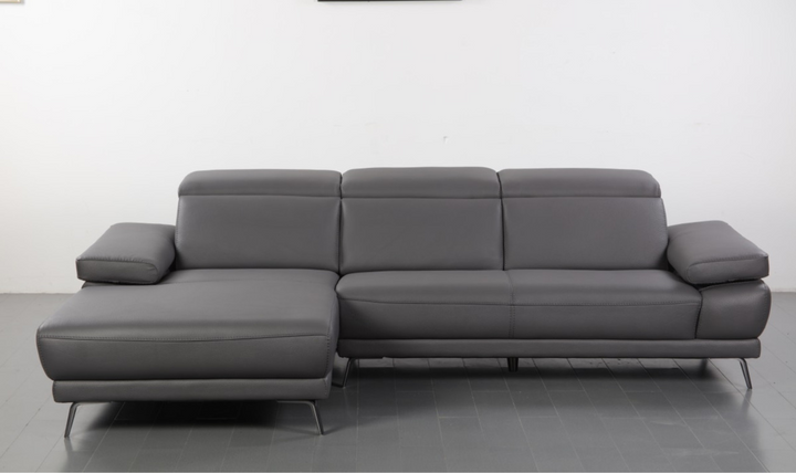 Gio Italia Mercer 3 Seater Sectional Chaise with Adjustable Armrest