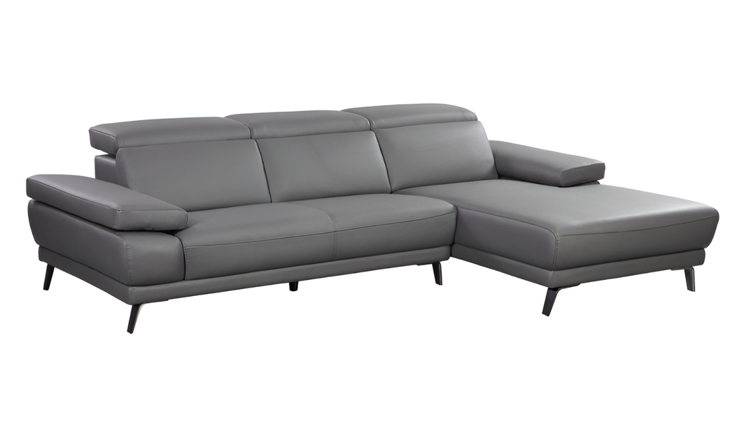 Gio Italia Mercer 3 Seater Sectional Chaise with Adjustable Armrest