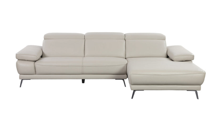 Gio Italia Mercer 3 Seater Sectional Chaise with Adjustable Armrest