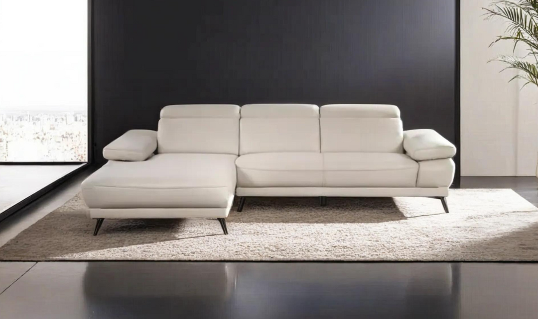 Gio Italia Mercer 3 Seater Sectional Chaise with Adjustable Armrest