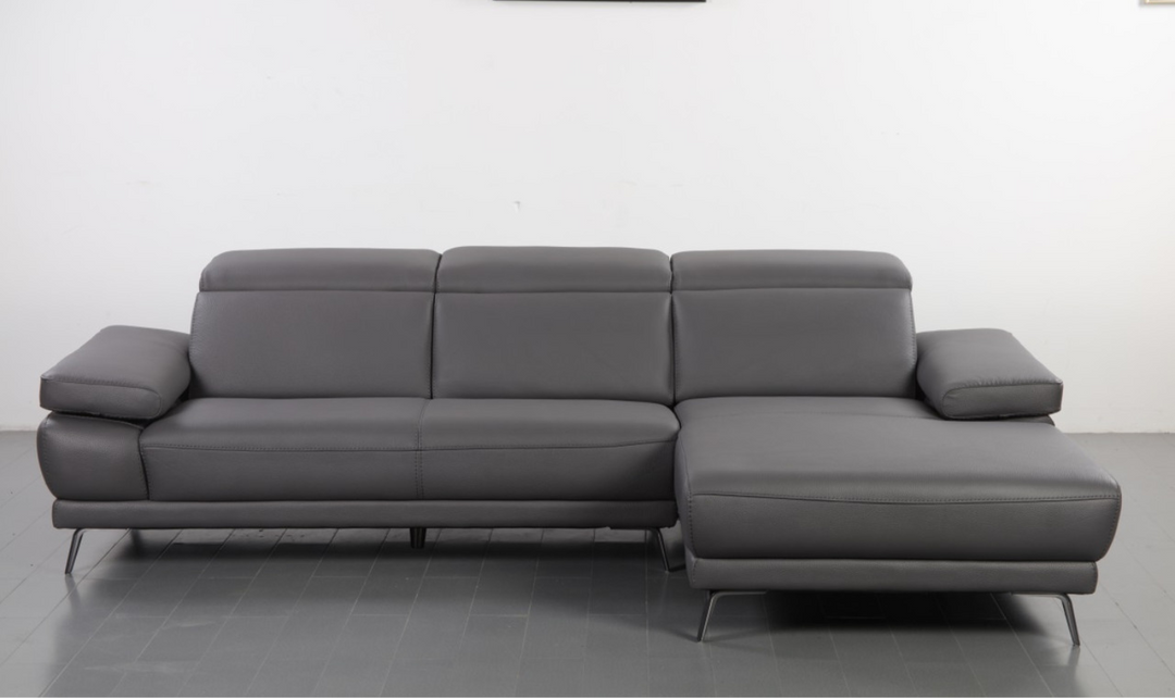 Gio Italia Mercer 3 Seater Sectional Chaise with Adjustable Armrest