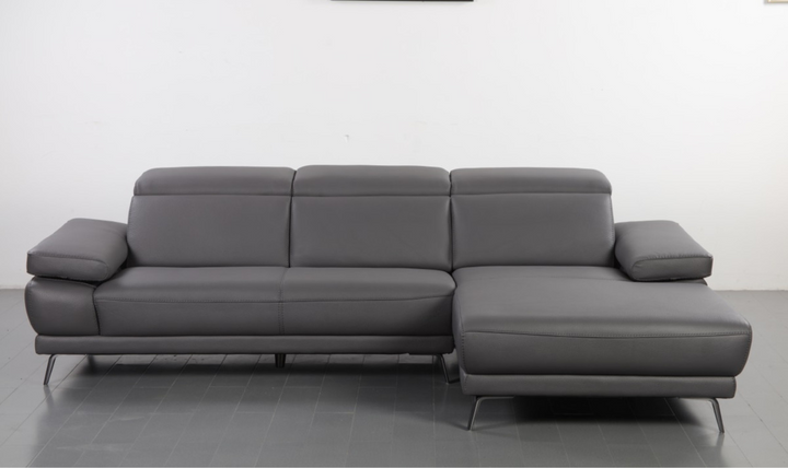 Gio Italia Mercer 3 Seater Sectional Chaise with Adjustable Armrest