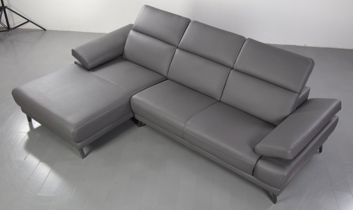 Gio Italia Mercer 3 Seater Sectional Chaise with Adjustable Armrest