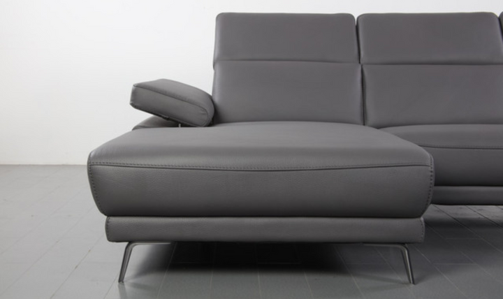 Gio Italia Mercer 3 Seater Sectional Chaise with Adjustable Armrest