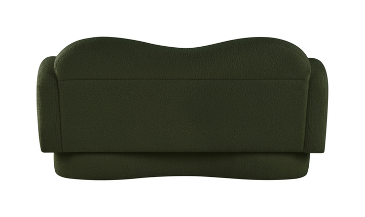 Meridian Furniture Bloom Teddy Fabric Upholstered Loveseat Sofa