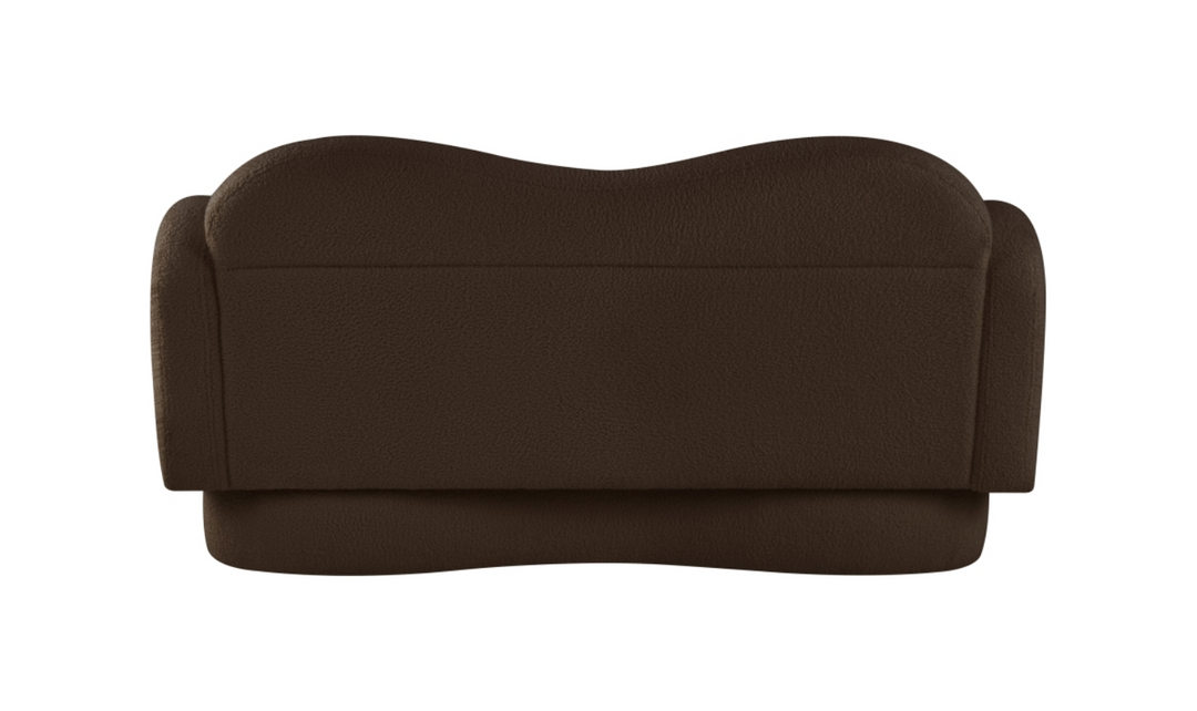 Meridian Furniture Bloom Teddy Fabric Upholstered Loveseat Sofa