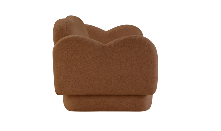 Meridian Furniture Bloom Teddy Fabric Upholstered Loveseat Sofa