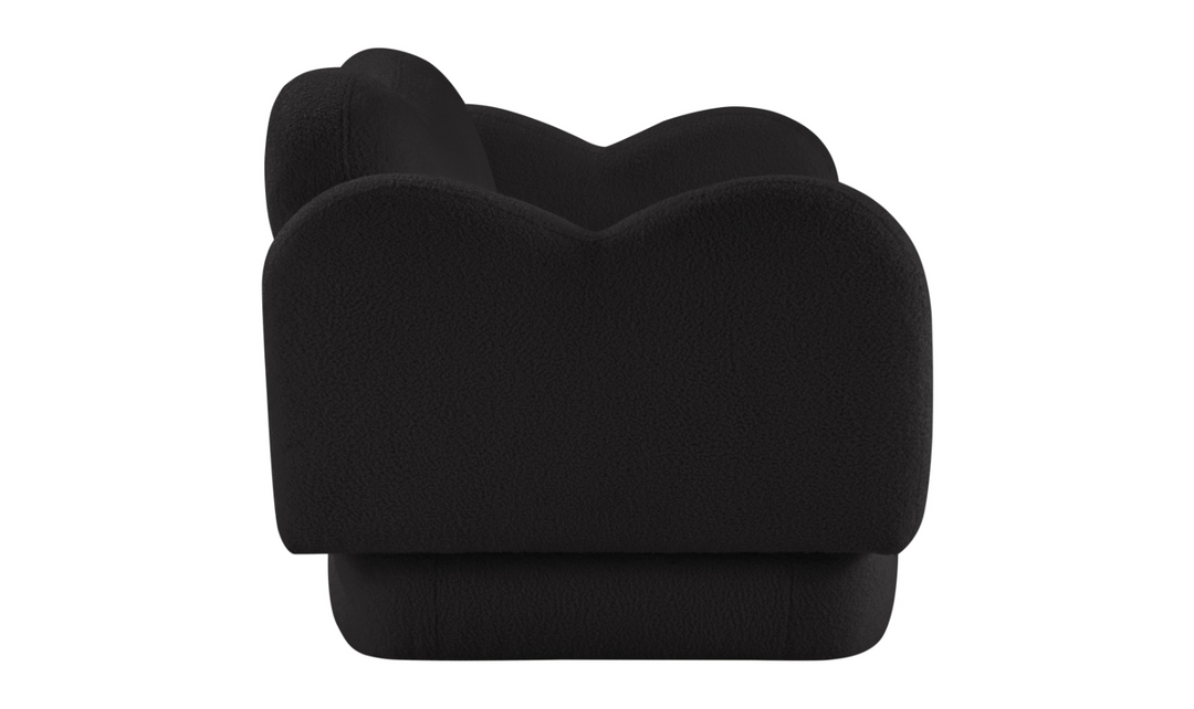 Meridian Furniture Bloom Teddy Fabric Upholstered Loveseat Sofa