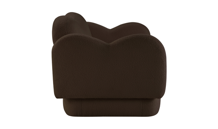 Meridian Furniture Bloom Teddy Fabric Upholstered Loveseat Sofa