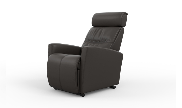 Fjords Milan Leather Swivel Glider Power Recliner Chair in Two Sizes-Jennifer Furniture