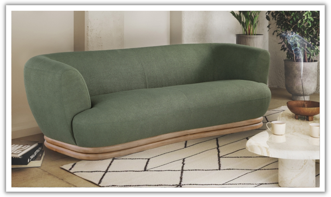 Meridian Furniture Kipton Boucle Fabric Upholstered Sofa-Jennifer Furniture