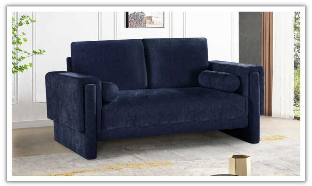 Meridian Furniture Madeline Chenille Fabric Loveseat-jennifer furniture