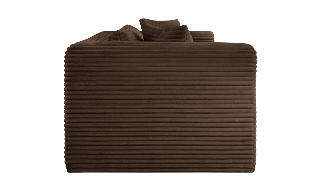 Meridian Furniture Shaggy Corduroy Performance Fabric Modular Loveseat