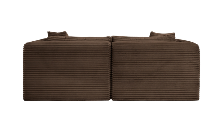 Meridian Furniture Shaggy Corduroy Performance Fabric Modular Loveseat