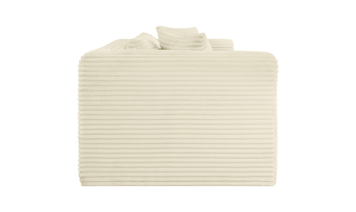 Meridian Furniture Shaggy Corduroy Performance Fabric Modular Loveseat