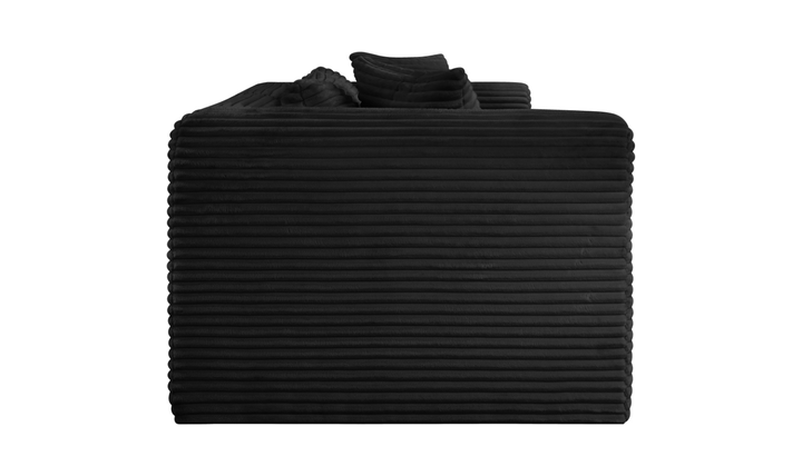 Meridian Furniture Shaggy Corduroy Performance Fabric Modular Loveseat