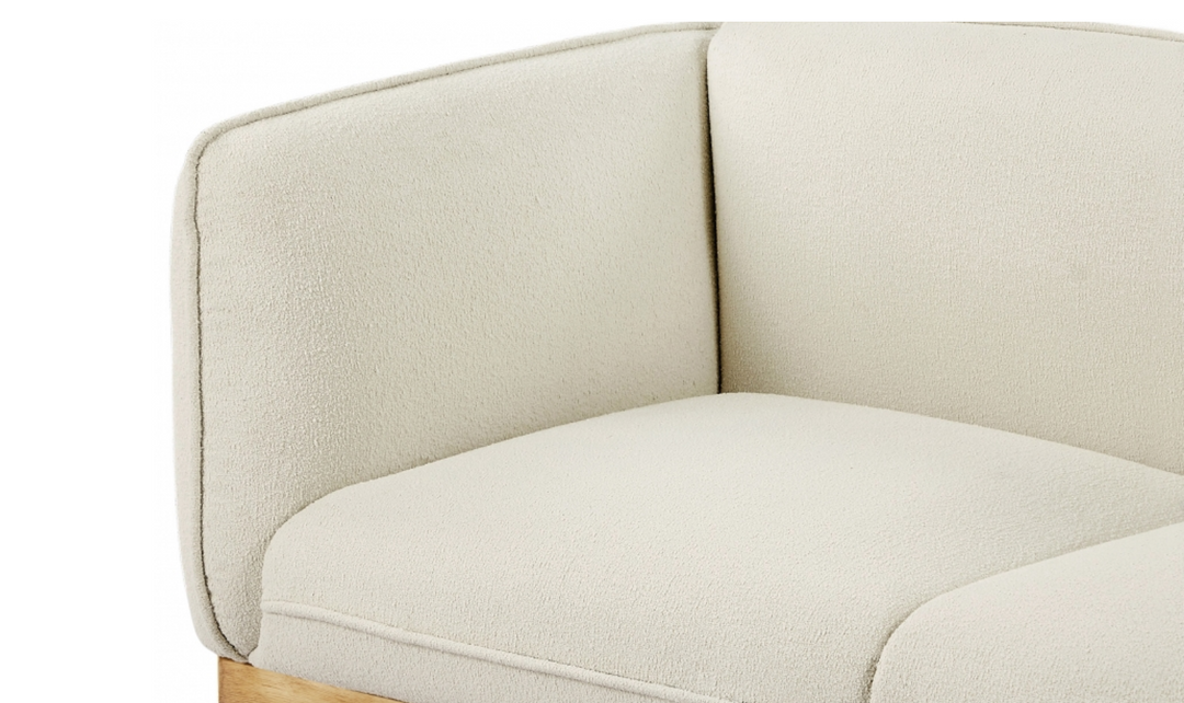 Meridian Nolita Boucle Fabric Upholstered Loveseat
