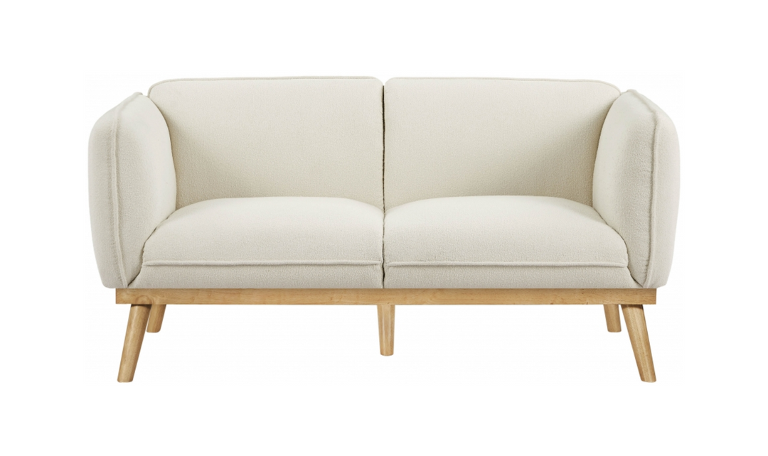 Meridian Nolita Boucle Fabric Upholstered Loveseat