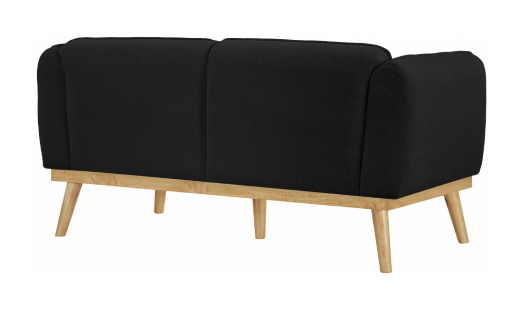 Meridian Nolita Boucle Fabric Upholstered Loveseat