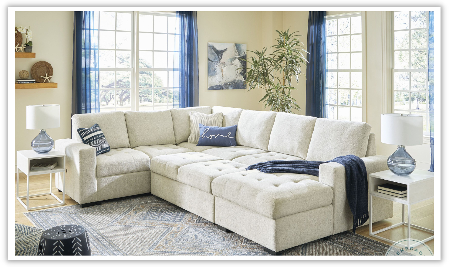 Angelino Heights Piece Sectional 3d mon