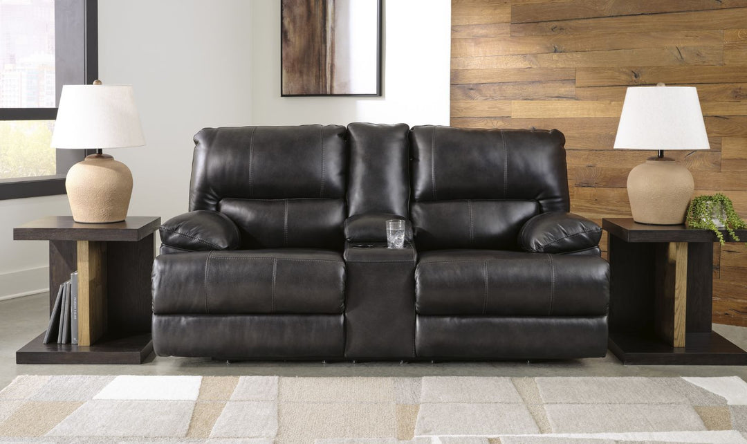 Modern Heritage Mountainous  2 Seater Power Recliner Loveseat With Power Headrest-Jennifer Furniture