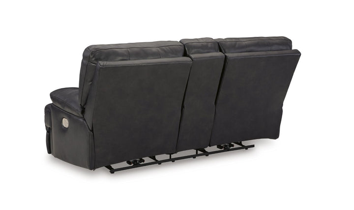 Modern Heritage Mountainous  2 Seater Power Recliner Loveseat With Power Headrest-Jennifer Furniture