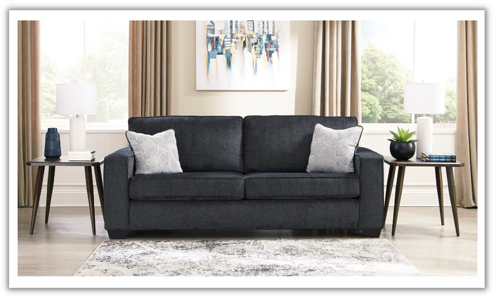 Modern Heritage Altari 3-Seater Fabric Sofa with Track Arms