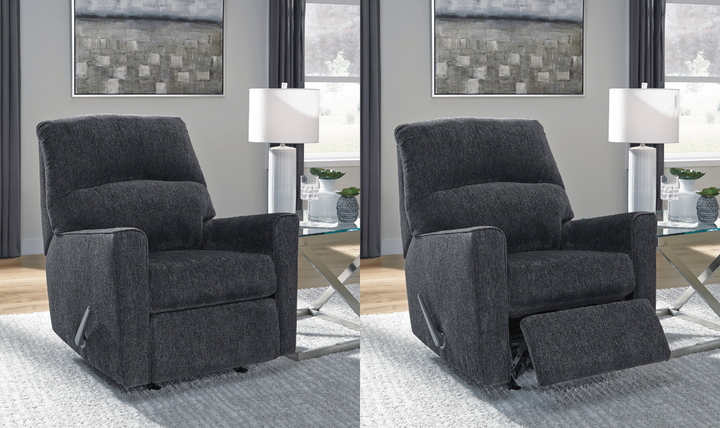 Modern Heritage Altari Fabric Rocking Reclining Chair