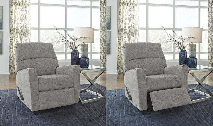 Modern Heritage Altari Fabric Rocking Reclining Chair