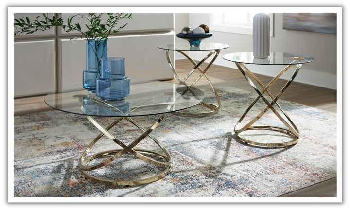 Modern Heritage Crimonti Occasional Table Set-jennifer furniture