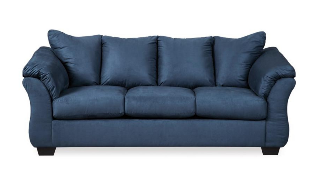 Modern Heritage Darcy 3-Seater Fabric Sofa with Pillow Arms