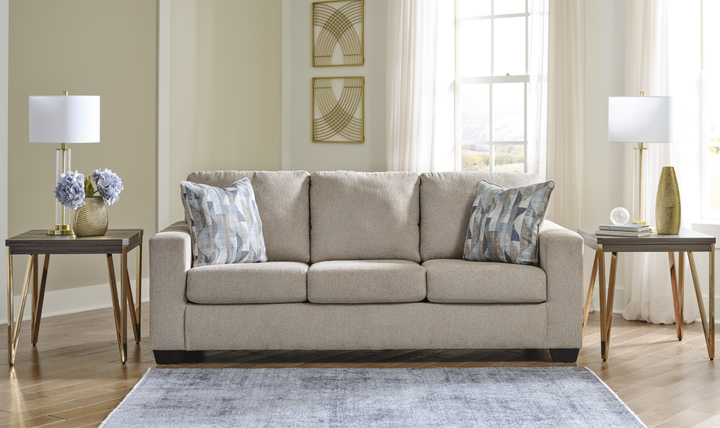 Modern Heritage Deltona 3-Seater Fabric Queen Sleeper Sofa