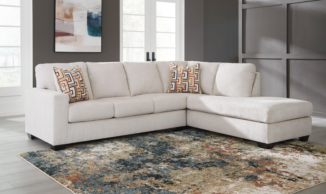 Modern Heritage Fabric Aviemore 2-Piece Sectional with Chaise
