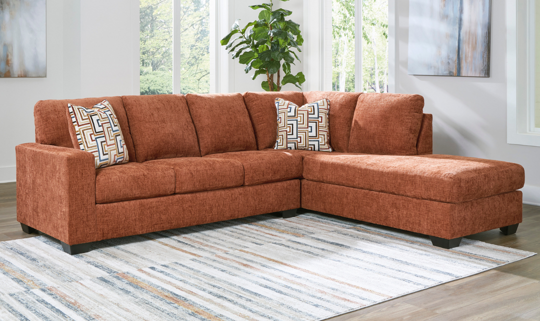 Modern Heritage Fabric Aviemore 2-Piece Sectional with Chaise